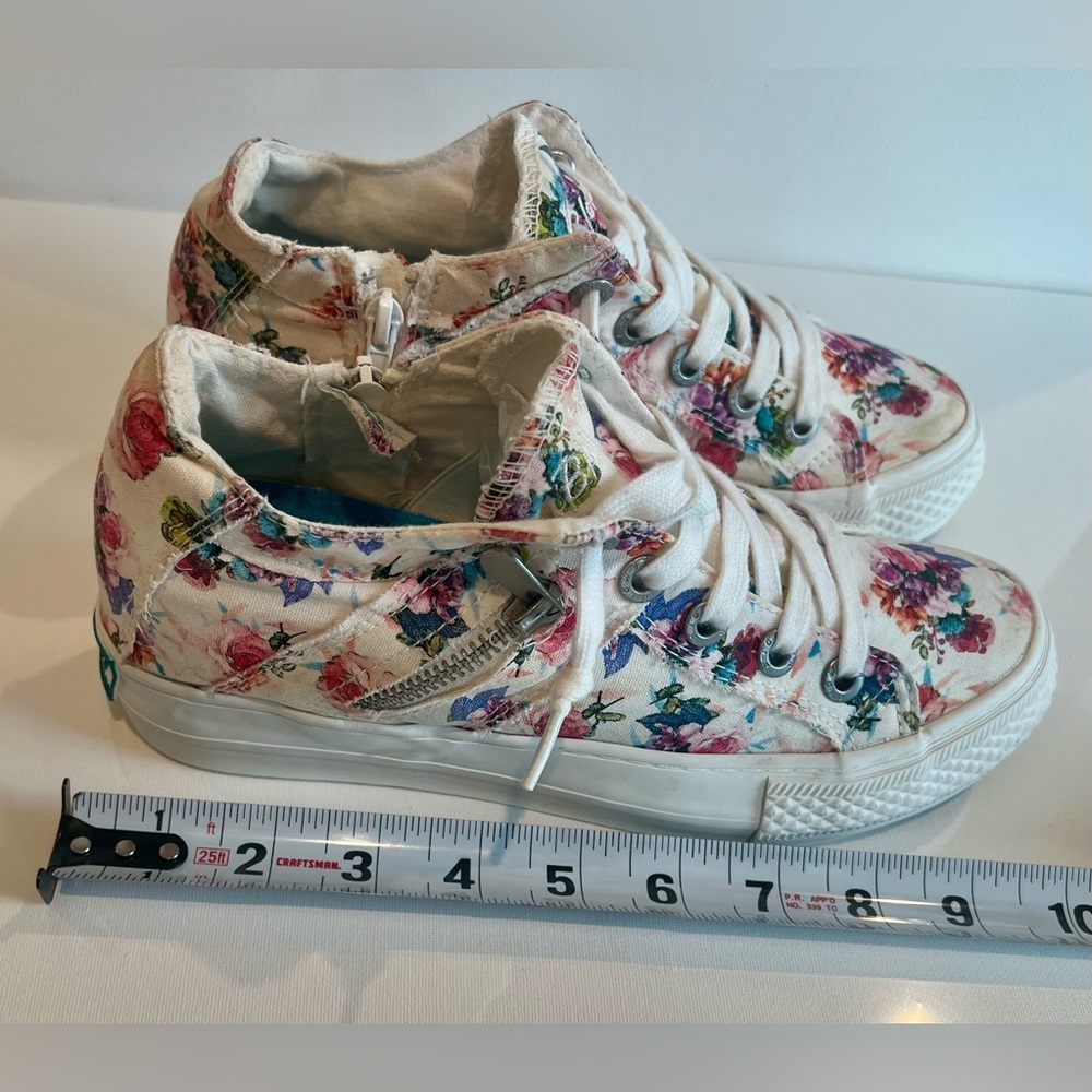 Blowfish Floral Side Sip Sneakers Size 7.5 Women’s - Picture 10 of 13